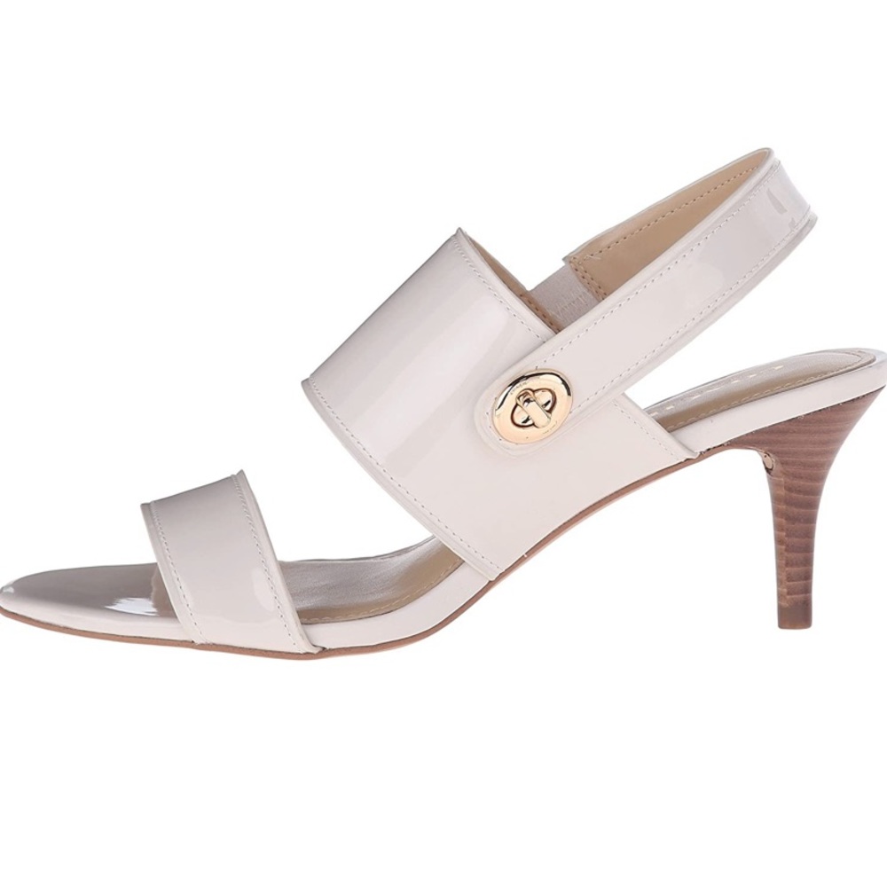 Coach Patent Slingback Heeled Sandal - Picture 6 of 7